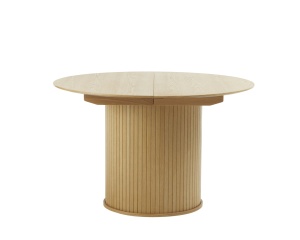 Masa NOLA, Stejar deschis, 120x75x120-167 cm