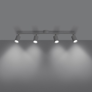 Mennyezeti lámpa, Lemmi, fehér, 100x24x20 cm - Img 3