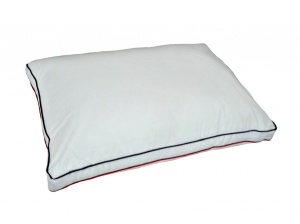 Párna, Fehér, pamut DUO, 50x70, 100% pamut