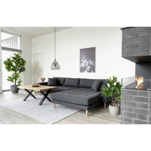 Planta artificiala decorativa Smochin lira, Verde, 81x93x190 cm - Img 3