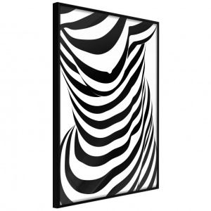 Poszter fekete kerettel, ""Bodypainting"", 20x30 cm