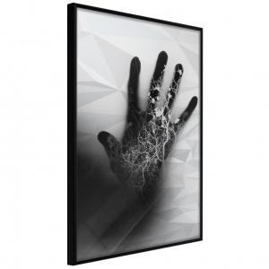 Poszter fekete kerettel, ""Electrifying Touch"", 30x45 cm
