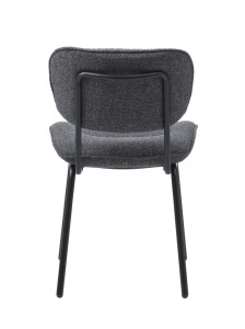 Scaun BUFFALO, Gri inchis, 65x83x50 cm - Img 4