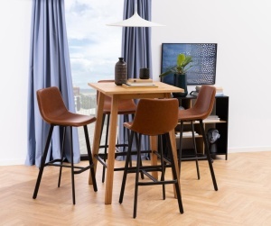 Scaun de bar I_Oregon V1, Maro, 103x46.5x50 cm