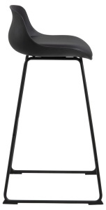 Scaun de bar Tina, Negru, 94x43x49 cm - Img 4