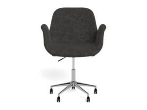 Scaun de birou Beth, Gri, 88x58x57.5 cm - Img 4