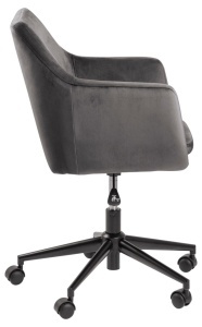 Scaun de birou Nora, Gri, 91x58x58 cm - Img 5