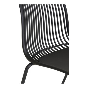Scaun dining Branson, Negru, 55x46.5x82 cm - Img 3