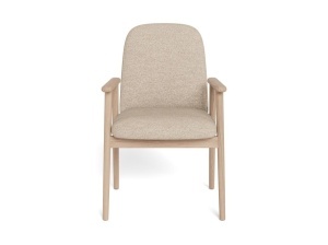 Scaun dining Calvin, Bej, 88x55x60 cm - Img 4