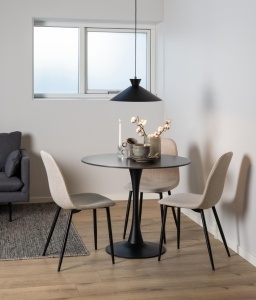 Scaun dining Celia, Bej, 86x44x54 cm - Img 3