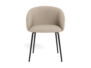 Scaun dining Eleanor, Bej, 79x55.5x55 cm - Img 8