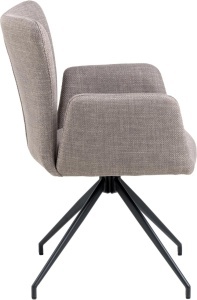 Scaun dining Laura, Gri, 86x57x61.5 cm - Img 5