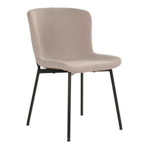 Scaun dining Maceda, Bej, 59x48x83 cm - Img 5