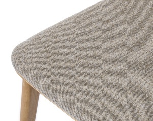 Scaun LIVO, Nisipiu deschis, 55x82x46 cm - Img 4
