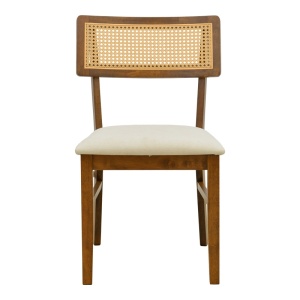 Scaun Raffles, Ecru, 47x48x83.5 cm - Img 4
