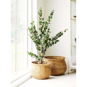 Set 2 piese Cosuri de rachita Eden, Natural, 46x46x30 cm - Img 2