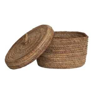 Set 2 piese Cosuri pentru depozitare Desio, Natural, 21x21x14 cm - Img 2
