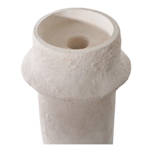 Set 2 piese Suporturi pentru lumanari, Alb, 11.4x11.4x15.2 cm - Img 3