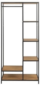 Suport umerase Seaford, Negru, 165x77x45 cm - Img 4