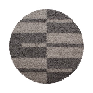 Szőnyeg, Gala, taupe, 120x120 cm