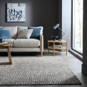 Szőnyeg Rhett körbe kötött, Flair Rugs, szürke, 200x300 cm