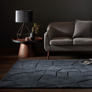 Szőnyeg, Shard, Flair Rugs, faszén, 120X170 cm