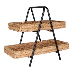 Tava decorativa Alfaro, Natural, 23x42x43.5 cm - Img 3