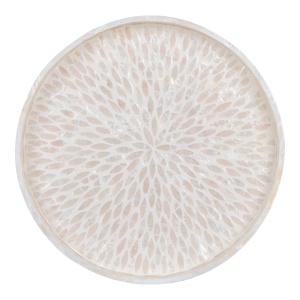 Tava decorativa, Bej, 40x40x3.5 cm