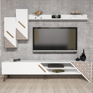 TV-szekrény, Beril, fehér - Img 3