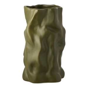 Vaza decorativa, Verde, 15x15x25.5 cm - Img 5
