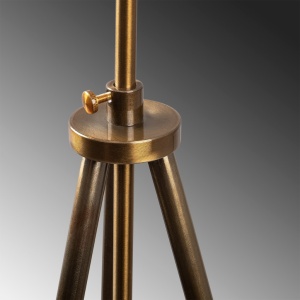 Állólámpa, Tripod - 4062, vintage, világosbarna - Img 5