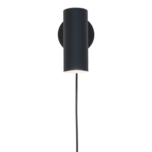 Aplica de perete Paris, Negru, 15x10x22 cm