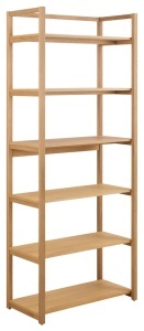 Biblioteca Ludza, Natural, 199.3x80x40 cm - Img 3