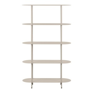 Biblioteca Rieti, Bej, 90x31x150 cm - Img 4