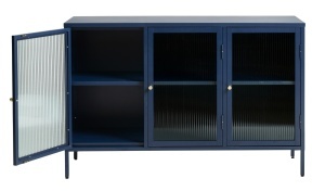 Bufet BRONCO, Albastru, 40x85x132 cm - Img 4