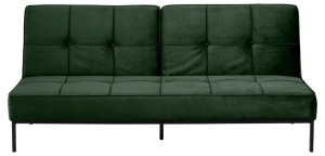 Canapea extensibila Perugia, Verde, 87x198x95 cm - Img 5