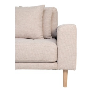 Canapea lounge stanga Lido, Nisip, 170x92x290x76 cm