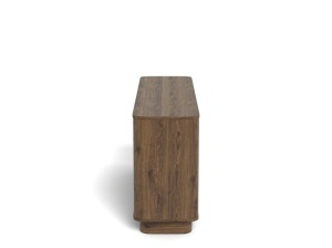Comoda Atmore, Gri, 75x160x40 cm - Img 4