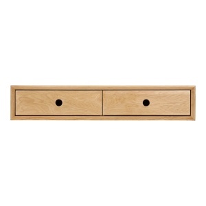 Comoda de perete Luzern, Nuc, 25x80x15 cm - Img 5