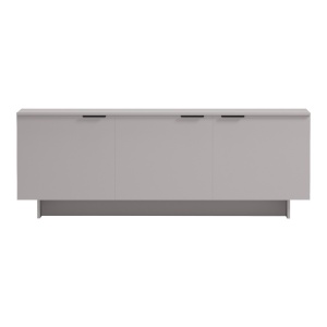 Comoda TV, Beldon, Gri, 150x42x55 cm - Img 4