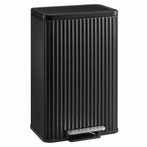 Cos de gunoi Patia, Negru, 40.3x33.6x62.5 cm