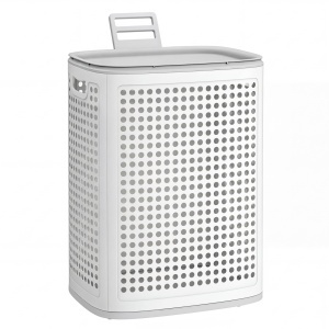 Cos de rufe Dennys Alb 42.5x33x57 cm