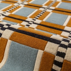 Covor Quadro Wool Multicolor 160x230 cm - Img 3