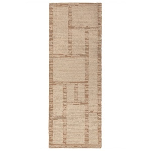 Covor traversa Harris Modula Wool Natural 80x230 cm - Img 5