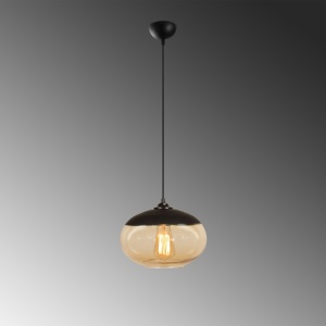 Csillár Camini, fekete, 25x25x113 cm - Img 4