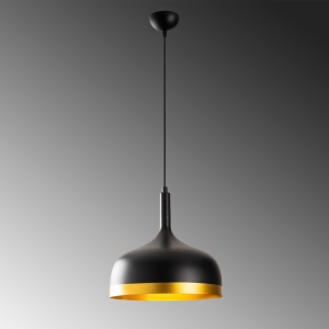 Csillár Sivani, fekete, 30x30x128 cm - Img 4