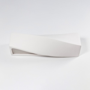Fali lámpa, Sigma, fehér, kerámia, 42x12x14 cm - Img 2
