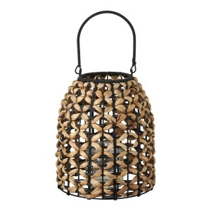 Felinar decorativ Pinto, Natural, 24x24x28.5 cm - Img 4