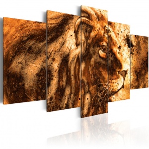 Festmény Beautiful Lion, 200x100 cm
