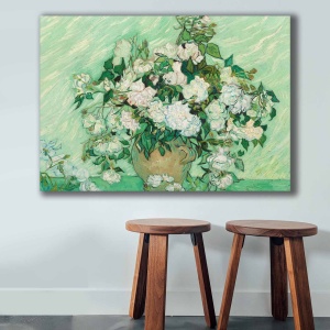 Festmény Camellia Dawn, Multicolor, 70x100 cm